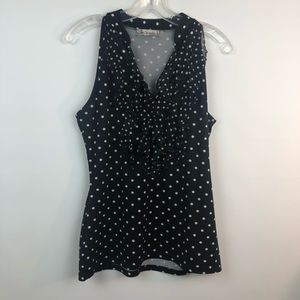 Carnaby | polka dot ruffle top